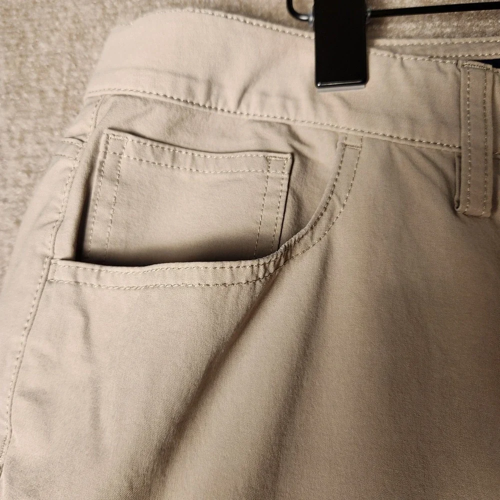 Vineyard Vines On The Go Pants Men 38x32 Khaki Tan Performance Chino Five Pocket
